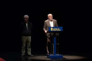Paco Ibañez llena el Teatro Cuyás (Foto TA)